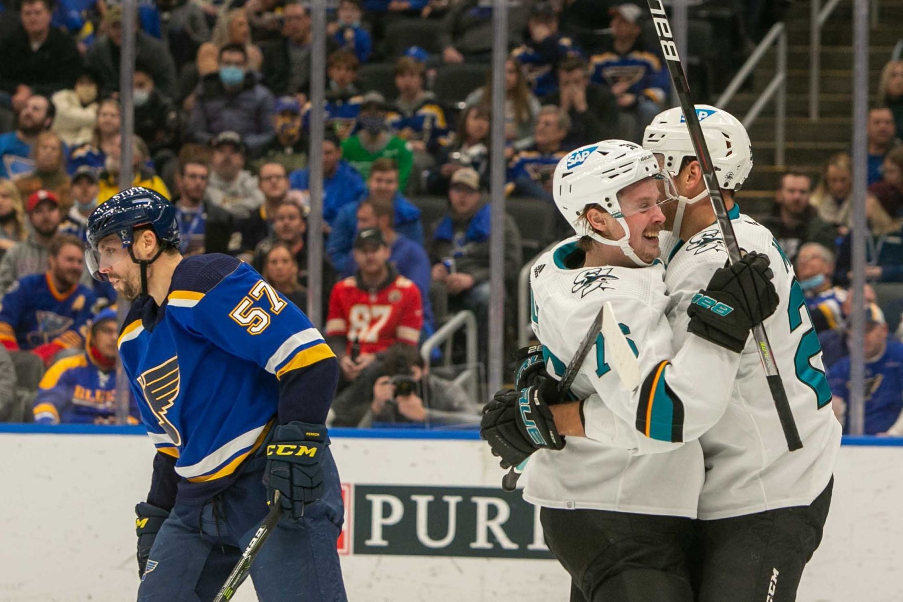 Blues face off against Sharks